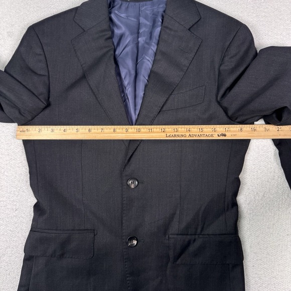 SUITSUPPLY Napoli Blazer Men's 32 Straight Slim‎ Cut Wool 2 Button Zignone Gray - Picture 6 of 14